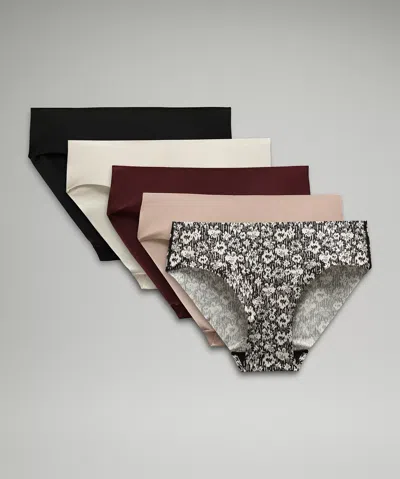Lululemon Invisiwear Mid-rise Bikini Underwear 5 Pack