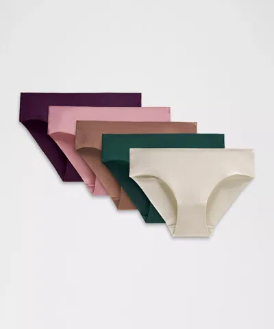 Lululemon Invisiwear Mid-rise Bikini Underwear 5 Pack