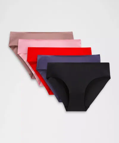 Lululemon Invisiwear Mid-rise Bikini Underwear 5 Pack
