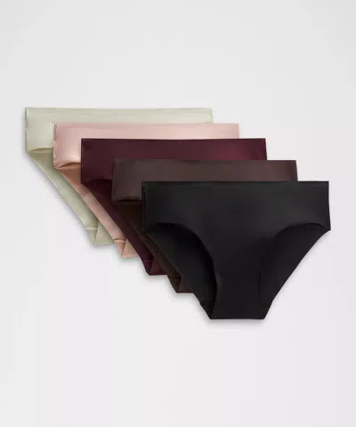 Lululemon Invisiwear Mid-rise Bikini Underwear 5 Pack