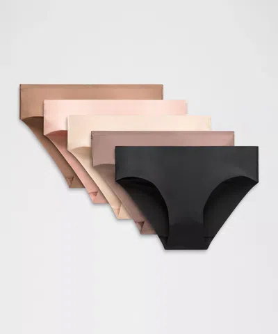 Lululemon Invisiwear Mid-rise Bikini Underwear In Multi