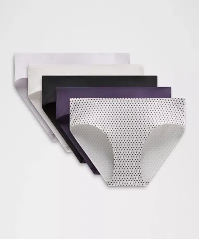 Lululemon Invisiwear Mid-rise Bikini Underwear In White