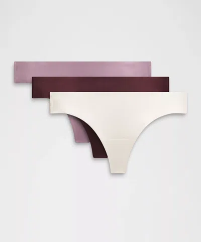 Lululemon Invisiwear Mid-rise Thong Underwear 3 Pack