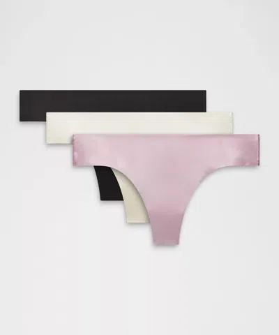 Lululemon Invisiwear Mid-rise Thong Underwear 3 Pack