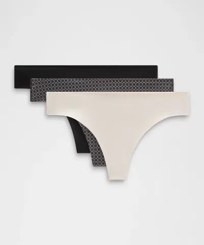 Lululemon Invisiwear Mid-rise Thong Underwear 3 Pack