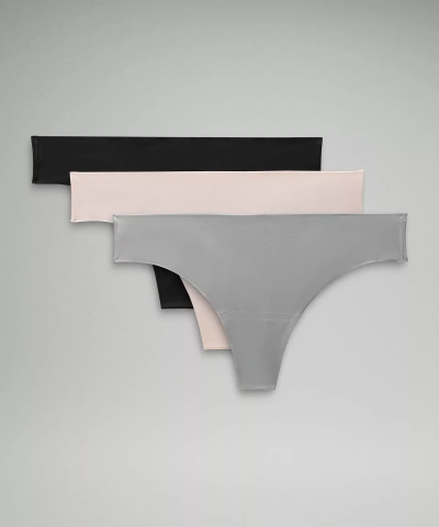 Lululemon Invisiwear Mid-rise Thong Underwear 3 Pack