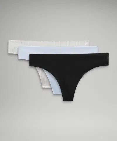 Lululemon Invisiwear Mid-rise Thong Underwear 3 Pack