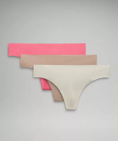 Lululemon Invisiwear Mid-rise Thong Underwear 3 Pack