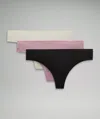 Lululemon Invisiwear Mid-rise Bikini Underwear 3 Pack