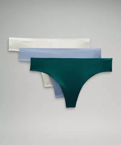 Lululemon Invisiwear Mid-rise Thong Underwear 3 Pack