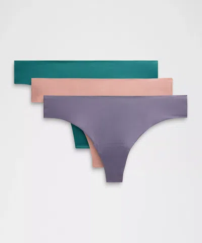 Lululemon Invisiwear Mid-rise Thong Underwear 3 Pack