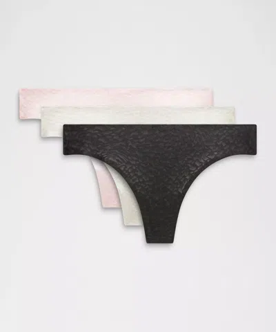 Lululemon Invisiwear Mid-rise Thong Underwear  Performance Lace