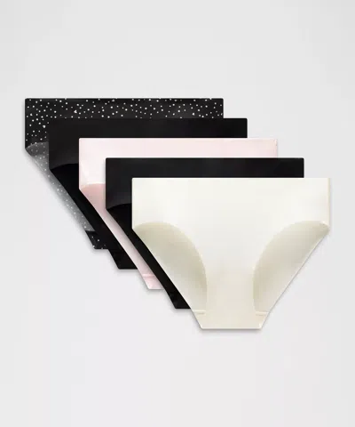 Lululemon Invisiwear Mid-rise Bikini Underwear In Multi