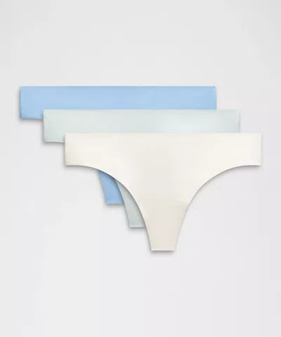 Lululemon Invisiwear Mid-rise Thong Underwear In Multi