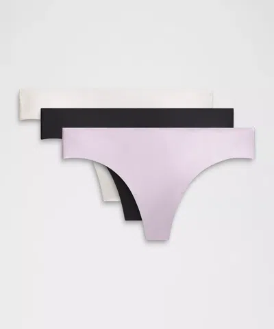 Lululemon Invisiwear Mid-rise Thong Underwear In Multi