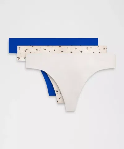 Lululemon Invisiwear Mid-rise Thong Underwear In Multi