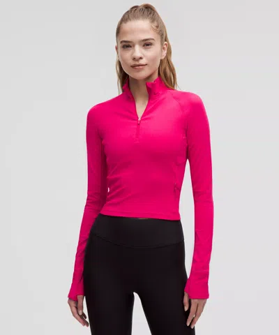 Lululemon It's Rulu Cropped Half Zip