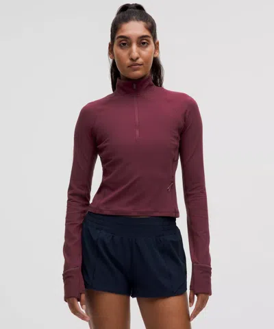 Lululemon It's Rulu Cropped Half Zip Updated