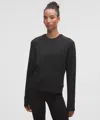 Lululemon It's Rulu Fleece Long-sleeve Shirt In Black