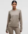 Lululemon It's Rulu Fleece Long-sleeve Shirt In Gray