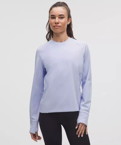 Lululemon It's Rulu Fleece Long-sleeve Shirt In Blue