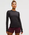 Lululemon It's Rulu Long-sleeve Shirt Updated In Black