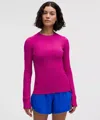 Lululemon It's Rulu Long-sleeve Shirt In Purple