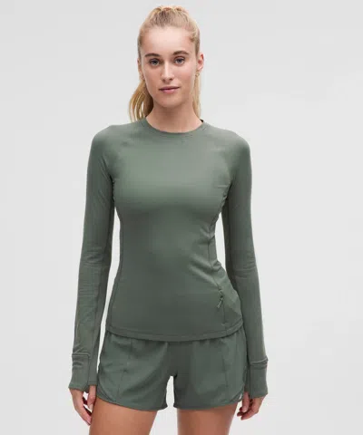 Lululemon It's Rulu Long-sleeve Shirt In Green