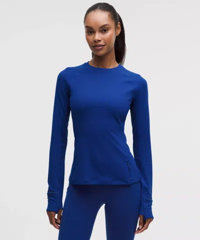 Lululemon It's Rulu Long-sleeve Shirt In Blue