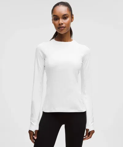 Lululemon It's Rulu Long-sleeve Shirt In White