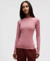 Lululemon Jersey Crewneck Base Layer In Pink