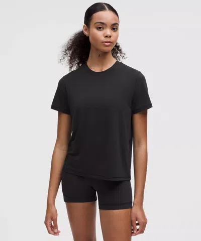 Lululemon Jersey Training Classic-fit Short-sleeve Shirt In Black