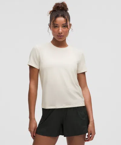 Lululemon Jersey Training Classic-fit Short-sleeve Shirt In Neutral