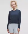 Lululemon Jersey Training Elastic-hem Long-sleeve Shirt