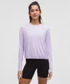 Lululemon Jersey Training Elastic-hem Long-sleeve Shirt