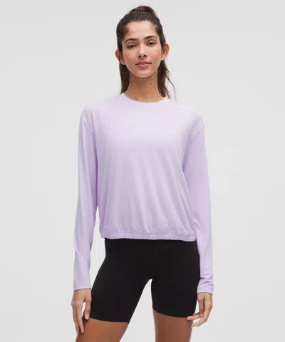 Lululemon Jersey Training Elastic-hem Long-sleeve Shirt