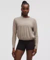 Lululemon Jersey Training Elastic-hem Long-sleeve Shirt