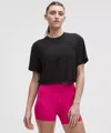 Lululemon Jersey Training Elastic-hem Short-sleeve Shirt
