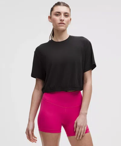Lululemon Jersey Training Elastic-hem Short-sleeve Shirt