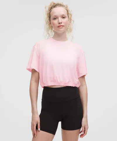 Lululemon Jersey Training Elastic-hem Short-sleeve Shirt