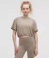 Lululemon Jersey Training Elastic-hem Short-sleeve Shirt