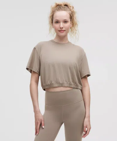 Lululemon Jersey Training Elastic-hem Short-sleeve Shirt