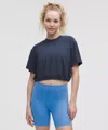 Lululemon Jersey Training Elastic-hem Short-sleeve Shirt