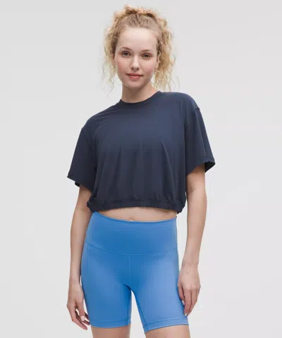 Lululemon Jersey Training Elastic-hem Short-sleeve Shirt