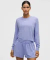 Lululemon Jersey Training Long-sleeve Shirt In Blue