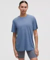 Lululemon Jersey Training Short-sleeve Shirt In Blue