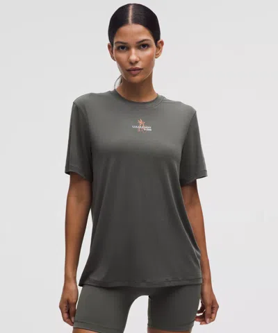 Lululemon Jersey Training Short-sleeve Shirt In Gray