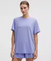 Lululemon Jersey Training Short-sleeve Shirt In Purple