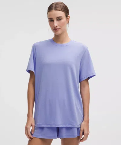 Lululemon Jersey Training Short-sleeve Shirt In Purple