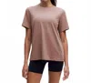 Lululemon Jersey Training Short Sleeve Top In Twilight Rose In Pink